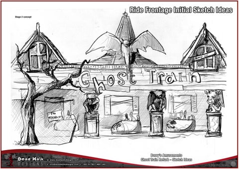 Concept Sketch Design Stage Example - Ghost Train (Jan '18) 第 5 页