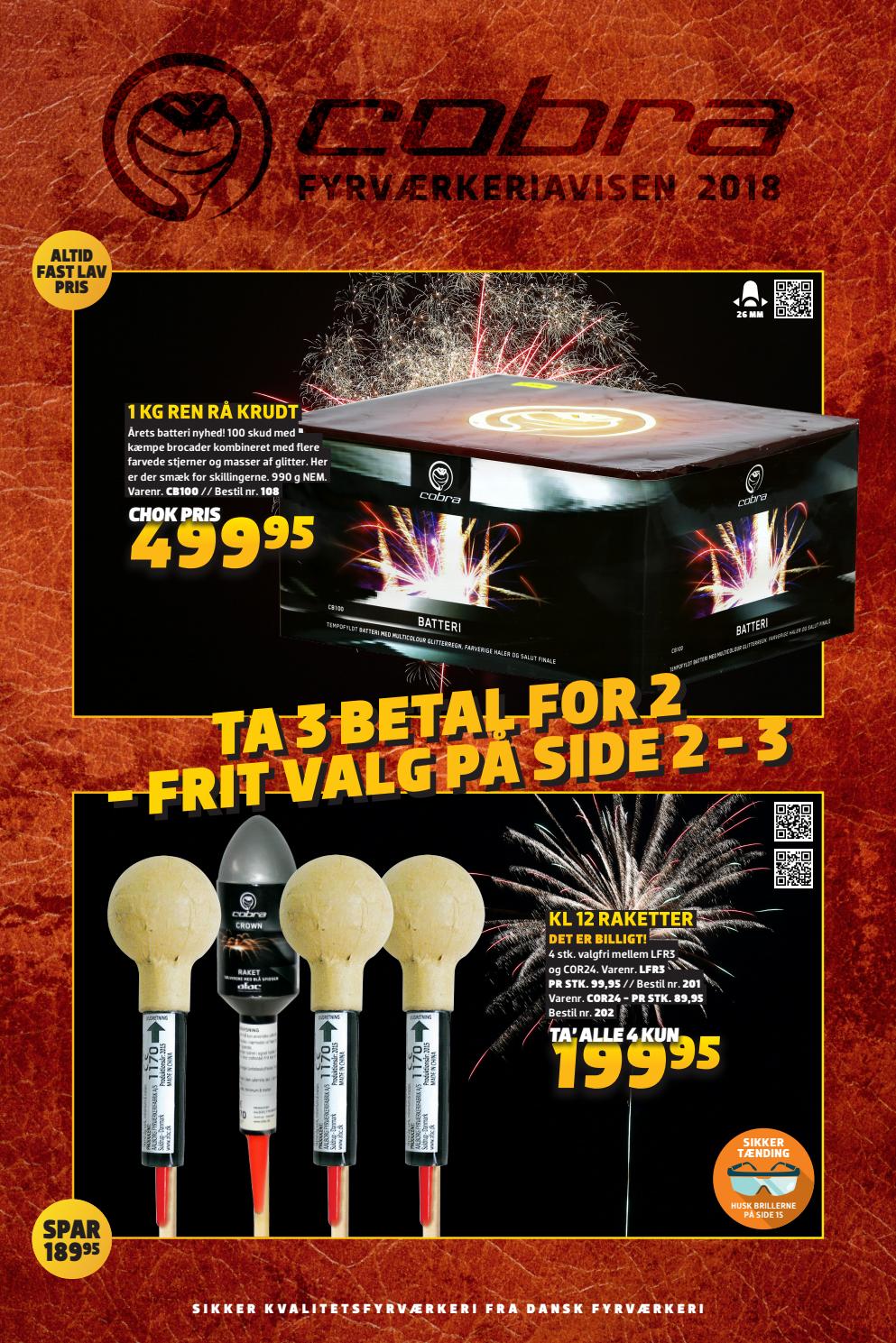 AFAC Cobra katalog 2018 by AFAC Fyrværkerifabrik Issuu
