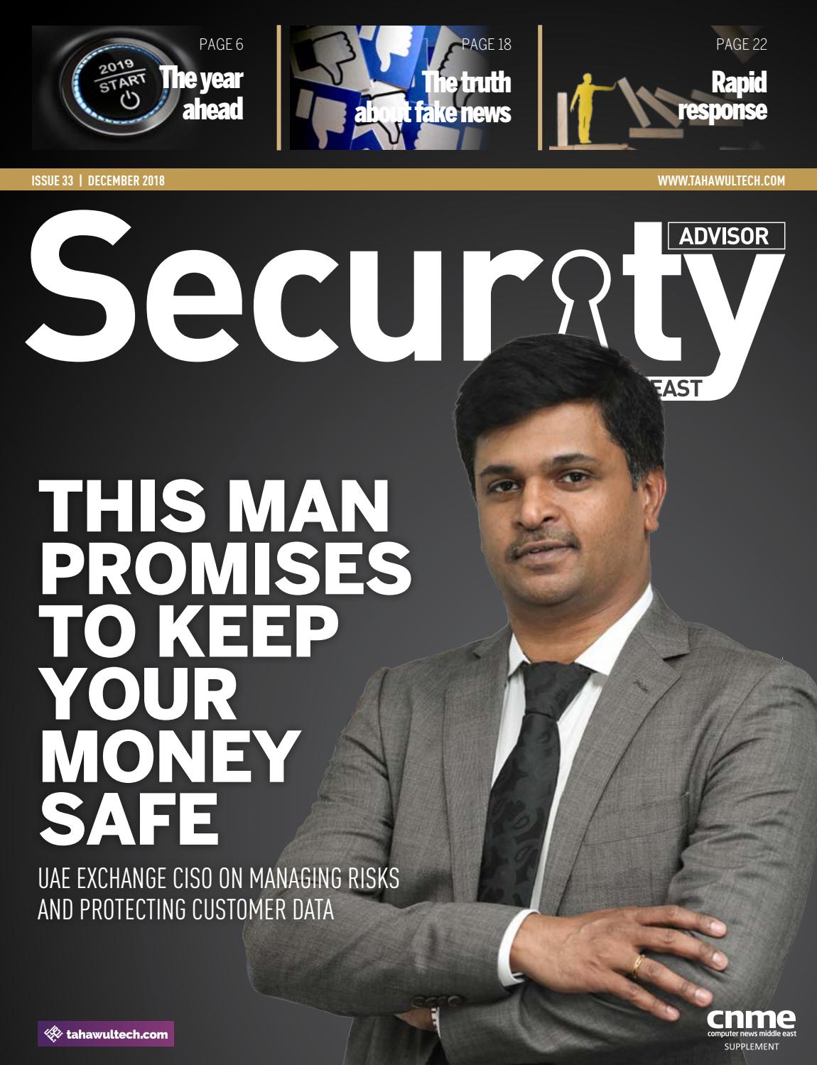 Security Advisor Middle East Issue 33 by Security Advisor Middle East Issuu