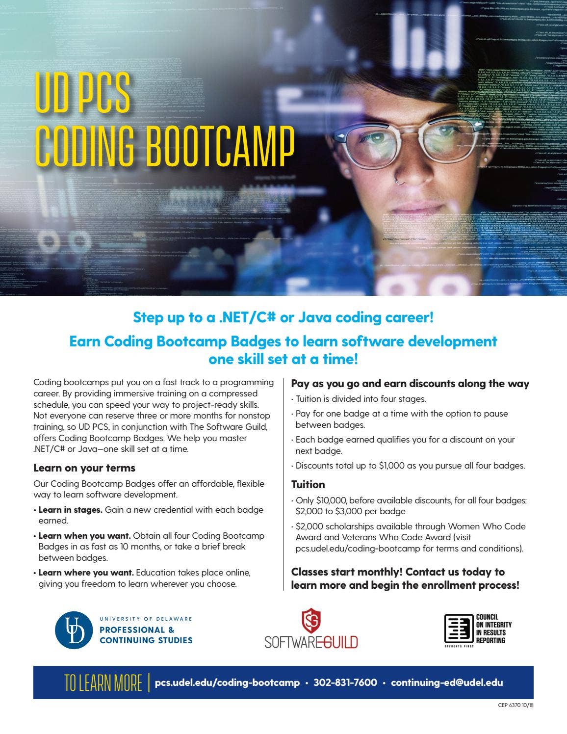 UDPBS Web Developer Bootcamp by University of Delaware Professional ...