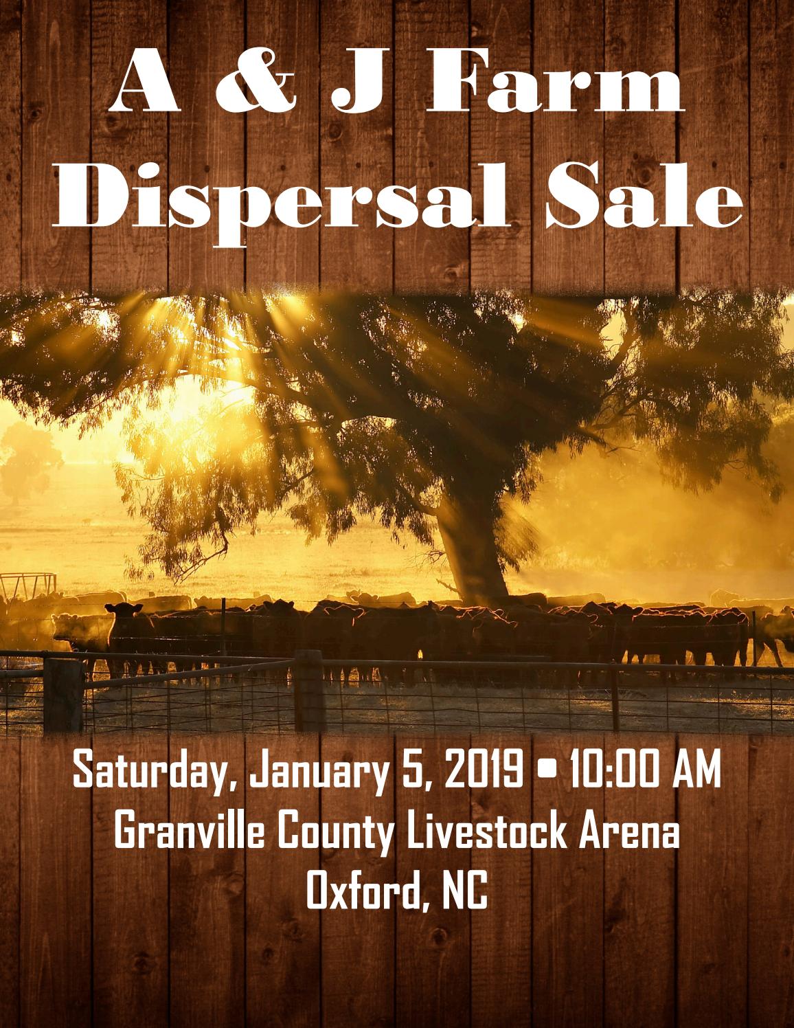 A&J Farm Dispersal Sale by Black Locust Livestock Issuu