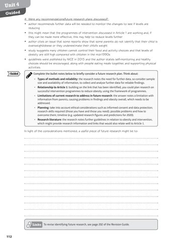 Unit 4: Enquiries into Current Research in Health and Social Care by ...