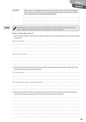 Unit 4: Enquiries into Current Research in Health and Social Care by ...