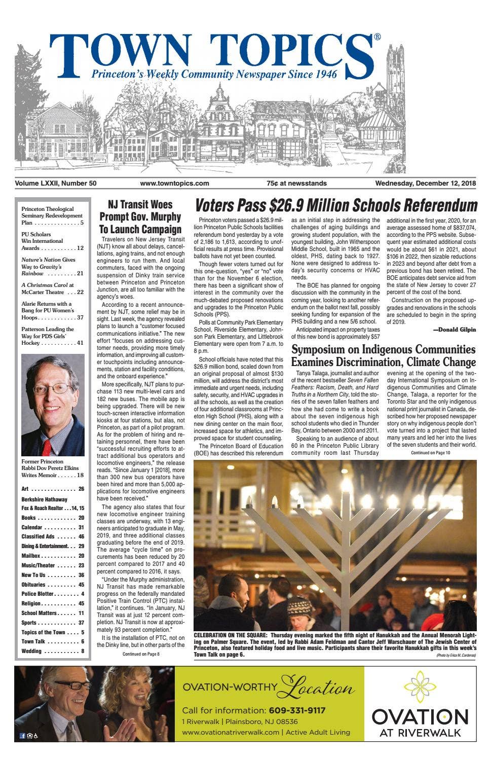 Town Topics Newspaper, December 12 by Witherspoon Media Group - Issuu
