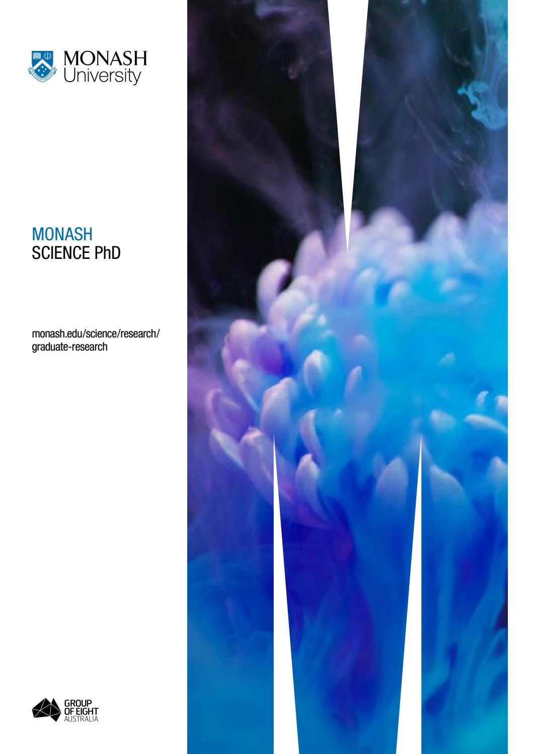 The Science Monash Doctoral Program by Monash Faculty of Science Issuu