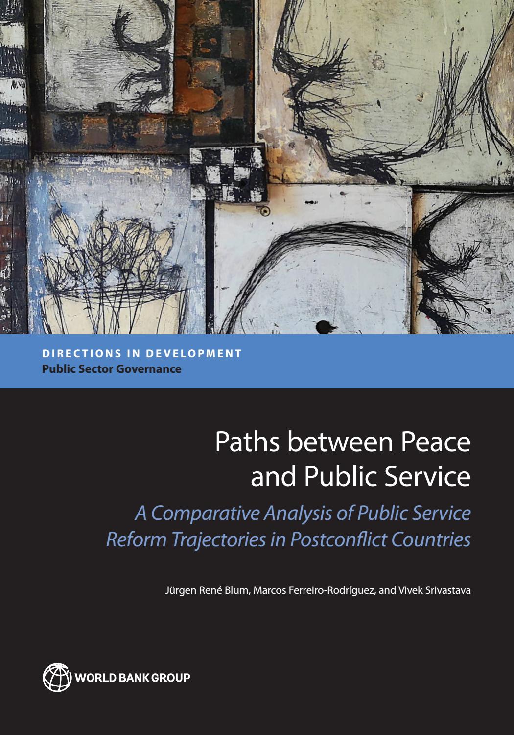 Paths Between Peace And Public Service By World Bank Group - 