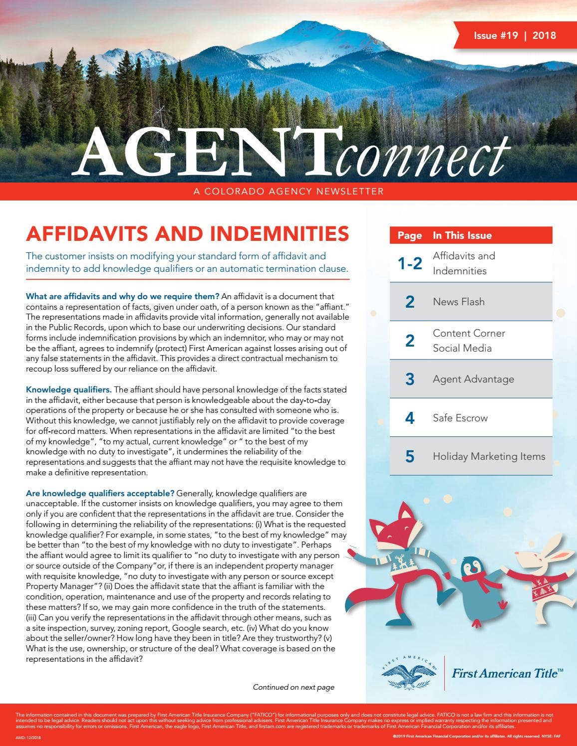 AGENTconnect by First American Title - Agency Division - Issuu
