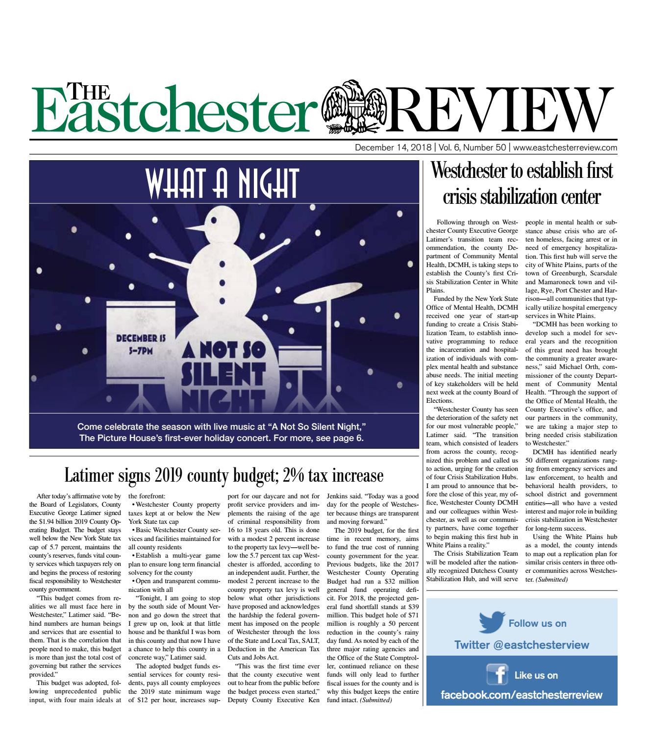 December 14, 2018 by The Eastchester Review Issuu