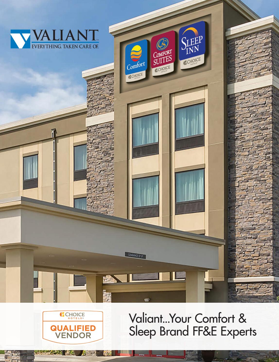 Valiant...Your Comfort & Sleep Brand FF&E Experts by Valiant Products