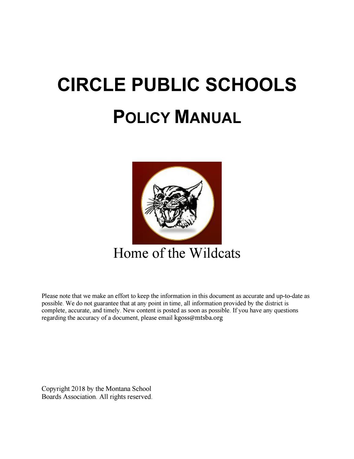 Procedural Safeguards In Special Education Montana Office Of >> Circle Public Schools Policy Manual By Montana School Boards Procedural Safeguards In Special Education Montana Office Of >> Circle Public Schools Policy Manual By Montana School Boards