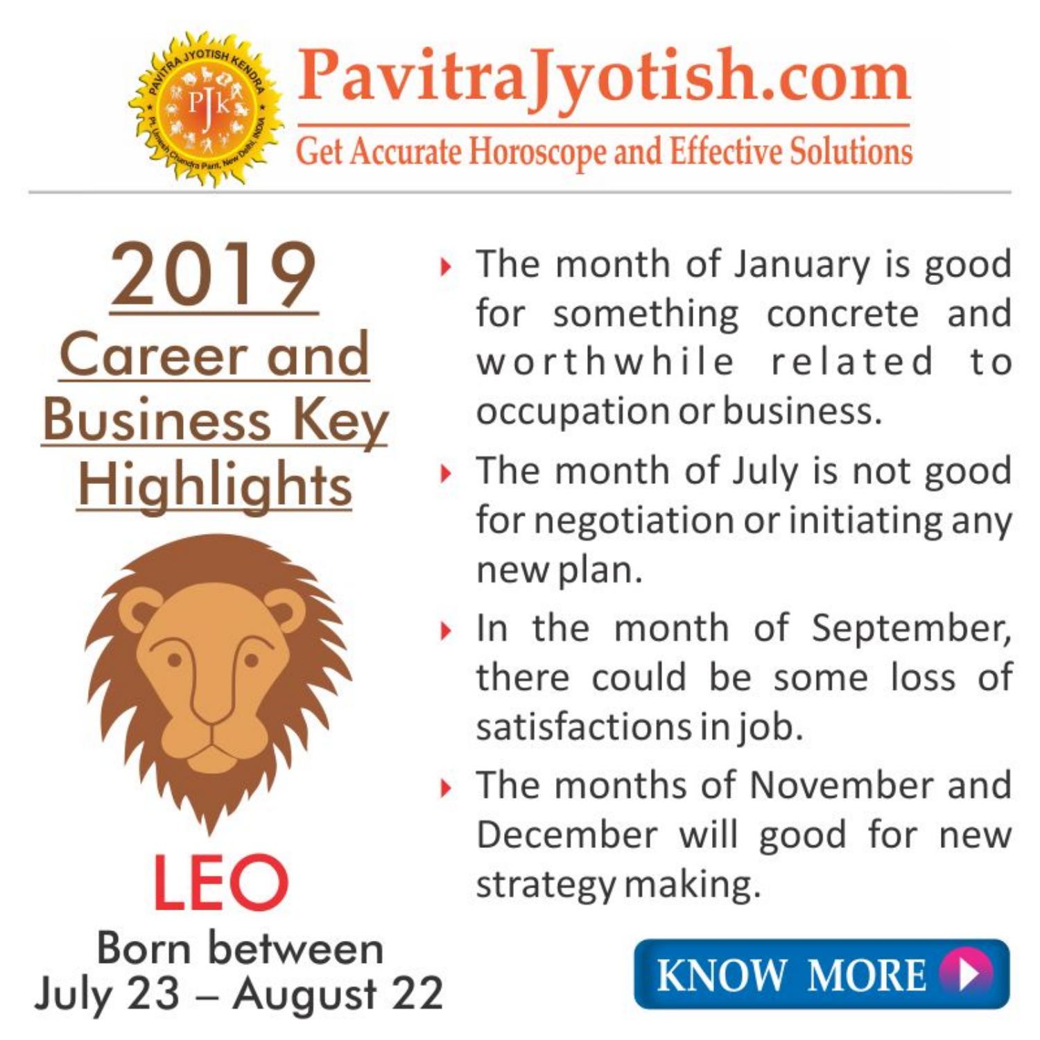 leo jobs horoscope