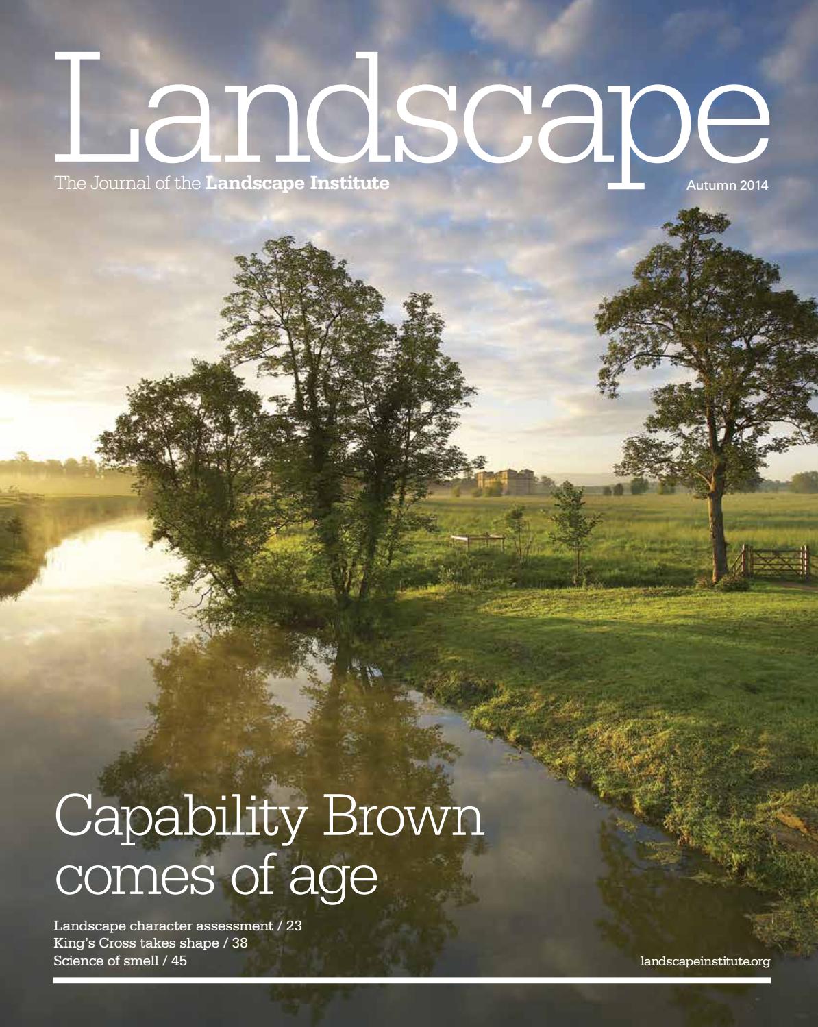 Landscape Journal Autumn 2014 by Landscape, the journal of the