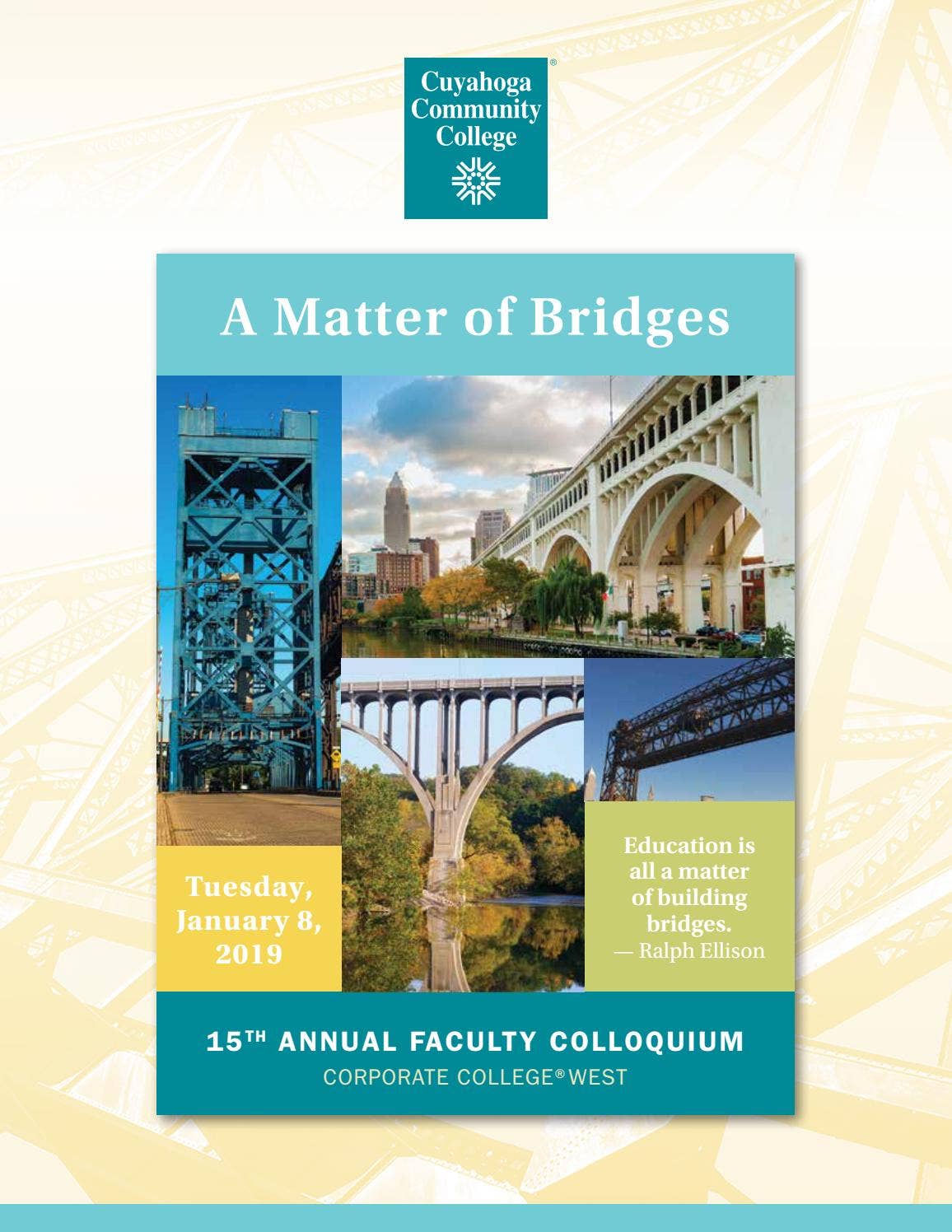 Spring 2019 Faculty Colloquium by Cuyahoga Community College - Issuu