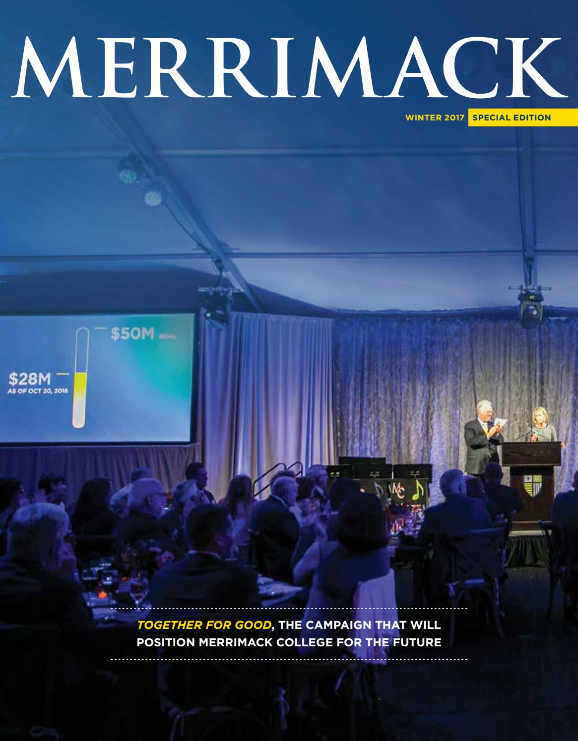 Merrimack Magazine Winter 2017 by Merrimack College Issuu