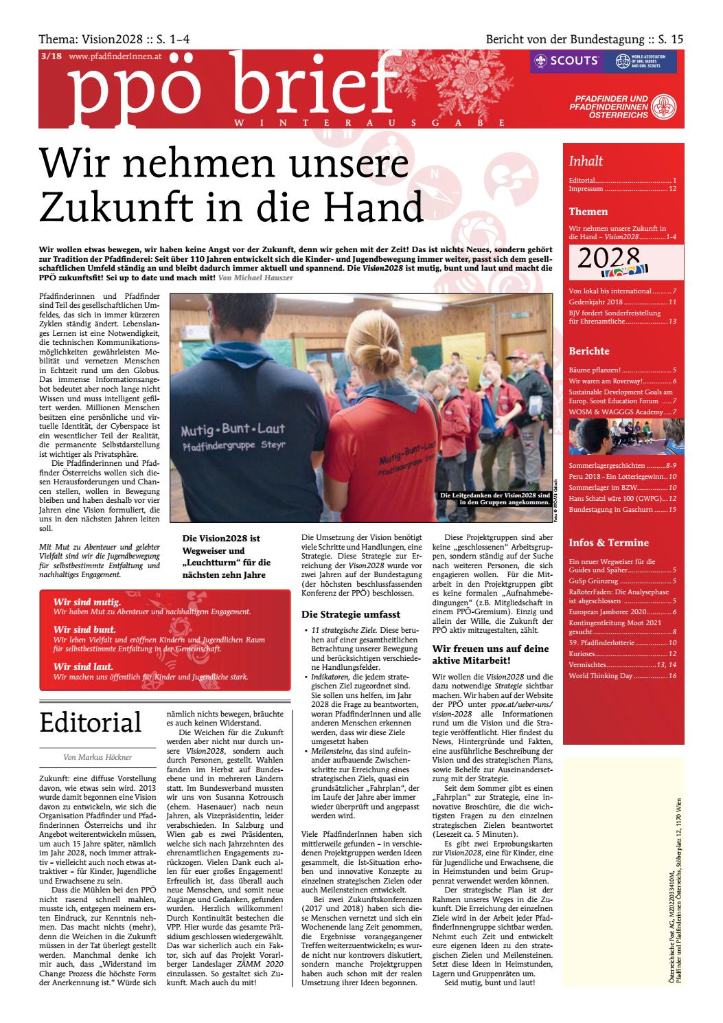 ppö brief 3/18 by Pfadfinder und Pfadfinderinnen Österreichs ...