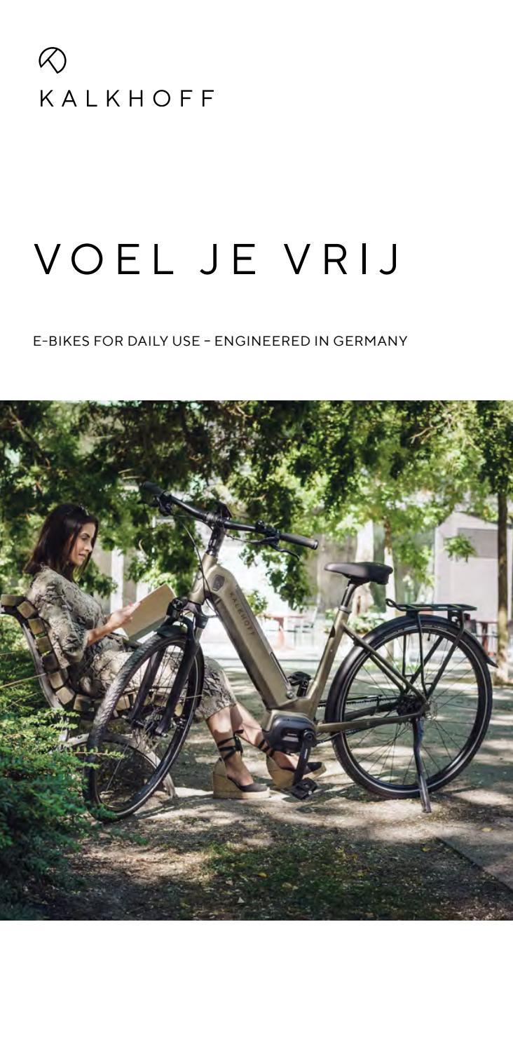 Voel je vrij | E-Bikes 2019 | Kalkhoff Bikes – NL by Derby Cycle - Issuu