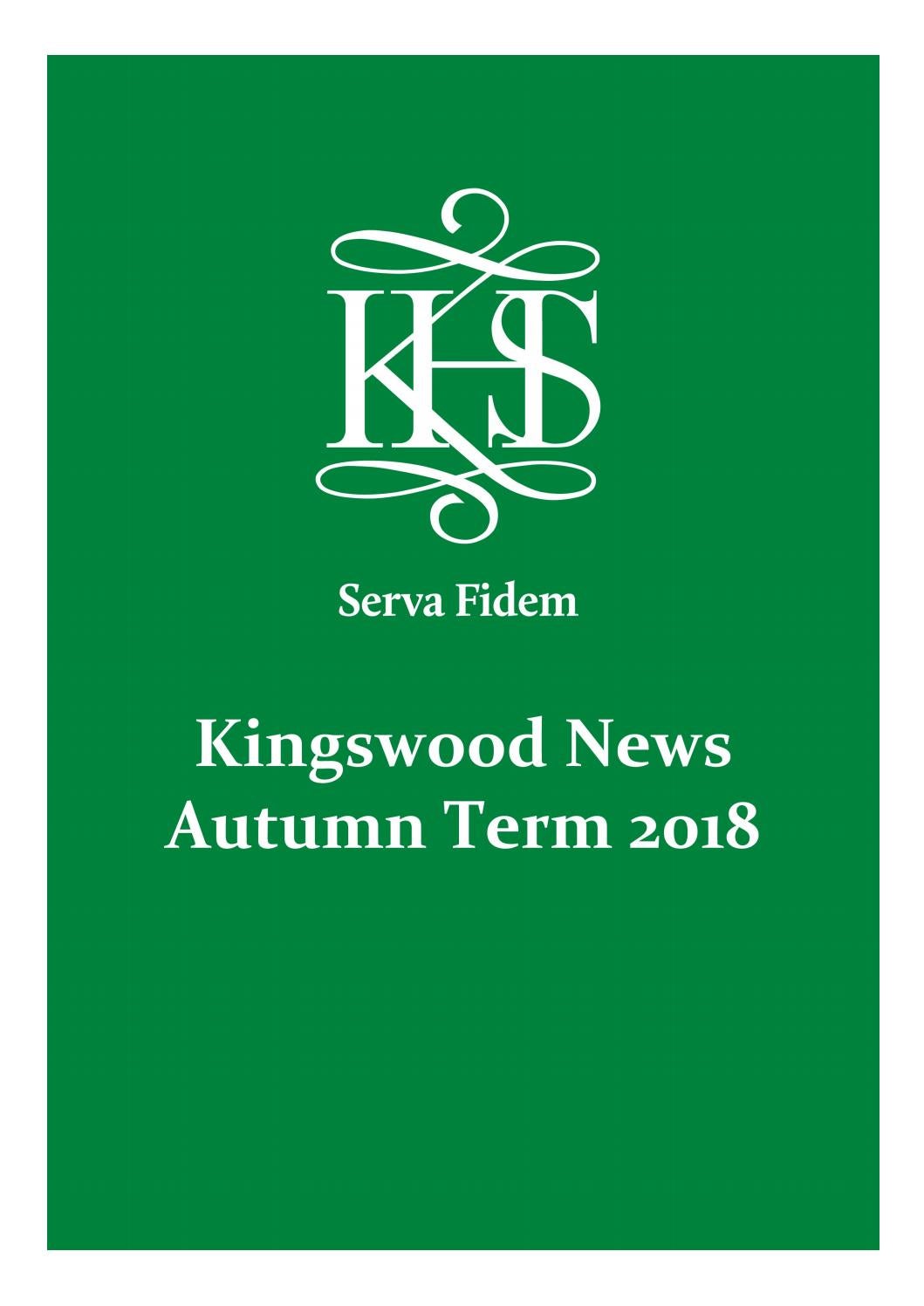 Kingswood News Autumn Term 2018 by kingswoodhouse Issuu