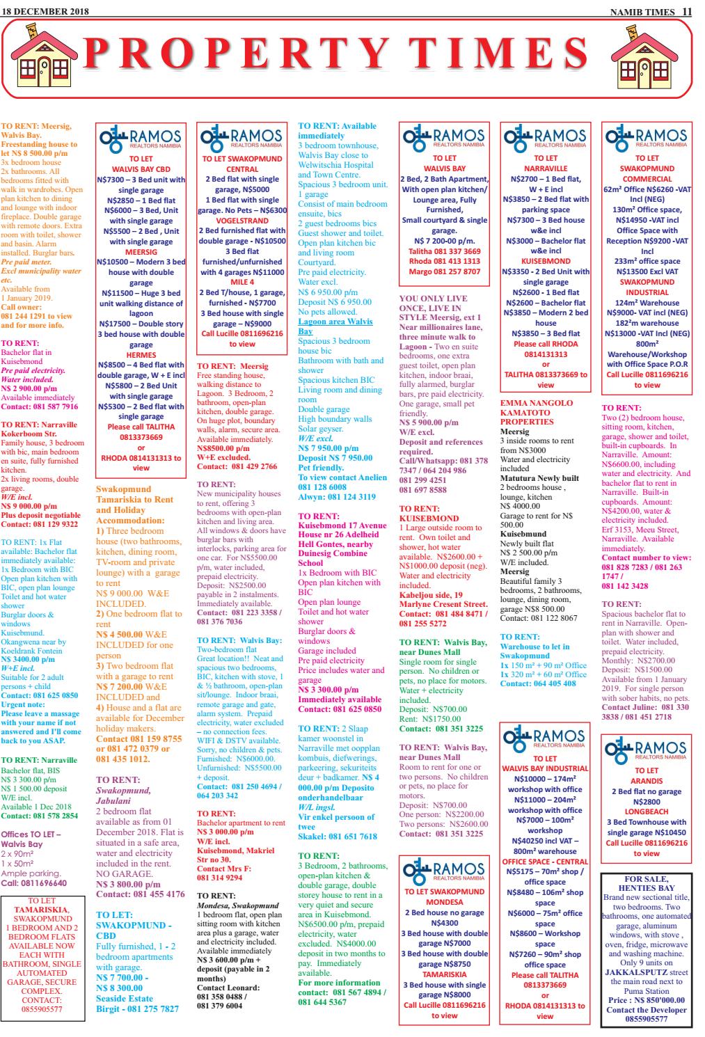 18 Dec Namib Times E Edition By Namib Times Virtual Issuu