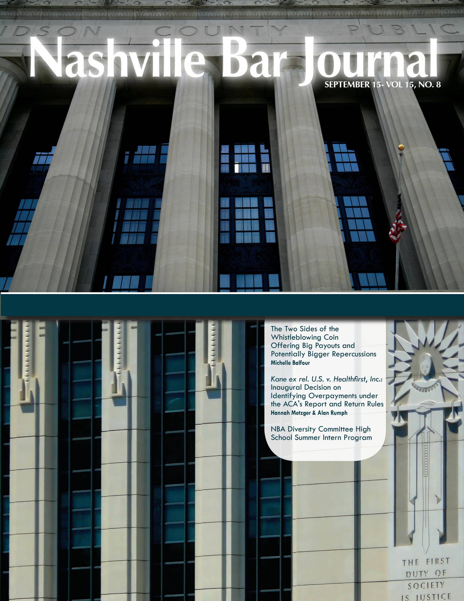 Nashville Bar Journal | September 2015 by Nashville Bar Association - Issuu