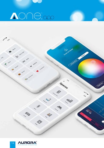 Aurora Lighting 灯饰目录 · Trade 版 Two - 智能 Connected Solutions 第 16 页