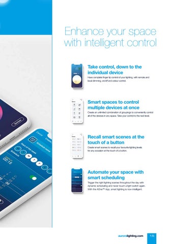 Aurora Lighting 灯饰目录 · Trade 版 Two - 智能 Connected Solutions 第 17 页