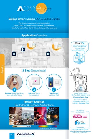Aurora Lighting 灯饰目录 · Trade 版 Two - 智能 Connected Solutions 第 22 页