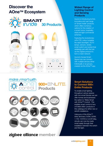 Aurora Lighting 灯饰目录 · Trade 版 Two - 智能 Connected Solutions 第 7 页