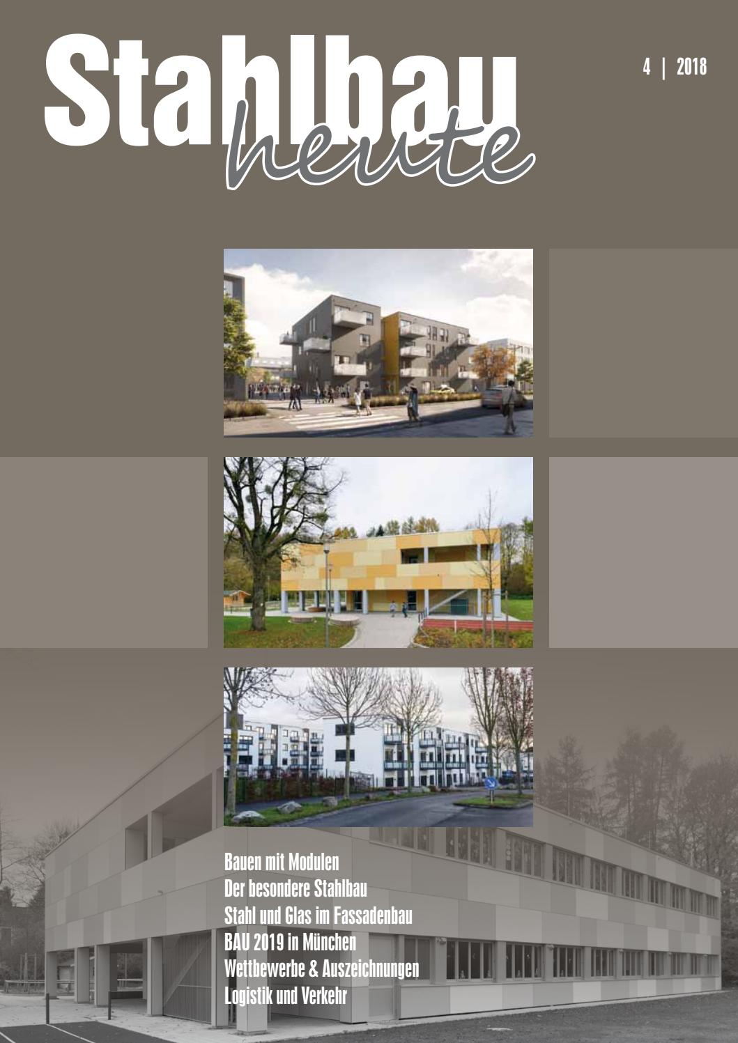 Stahlbau Heute 4 18 By Verlagsgruppe Wiederspahn Issuu