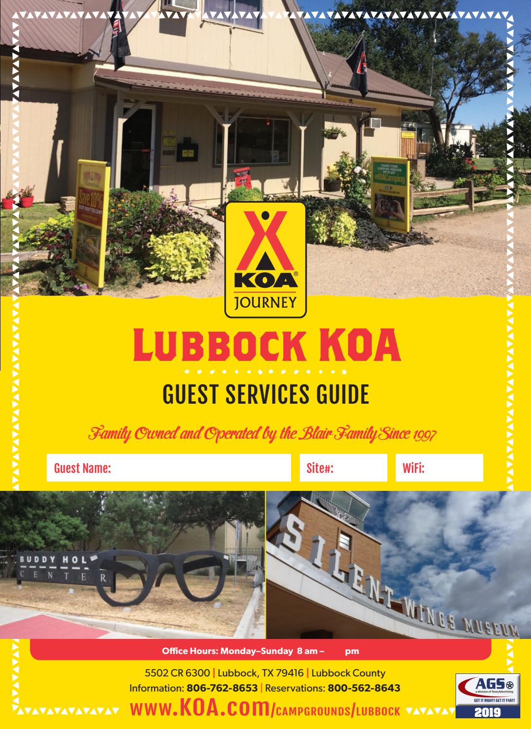 Lubbock KOA by AGS/Texas Advertising Issuu