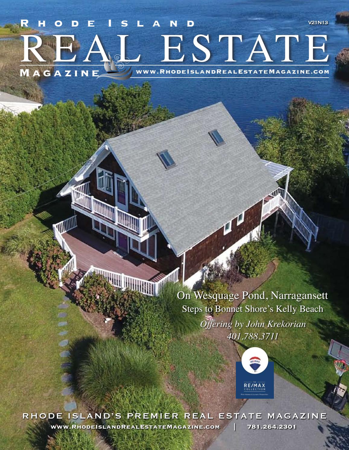 Rhode Island Real Estate Magazine V21N13 by Nancy Wolcott Miller Issuu