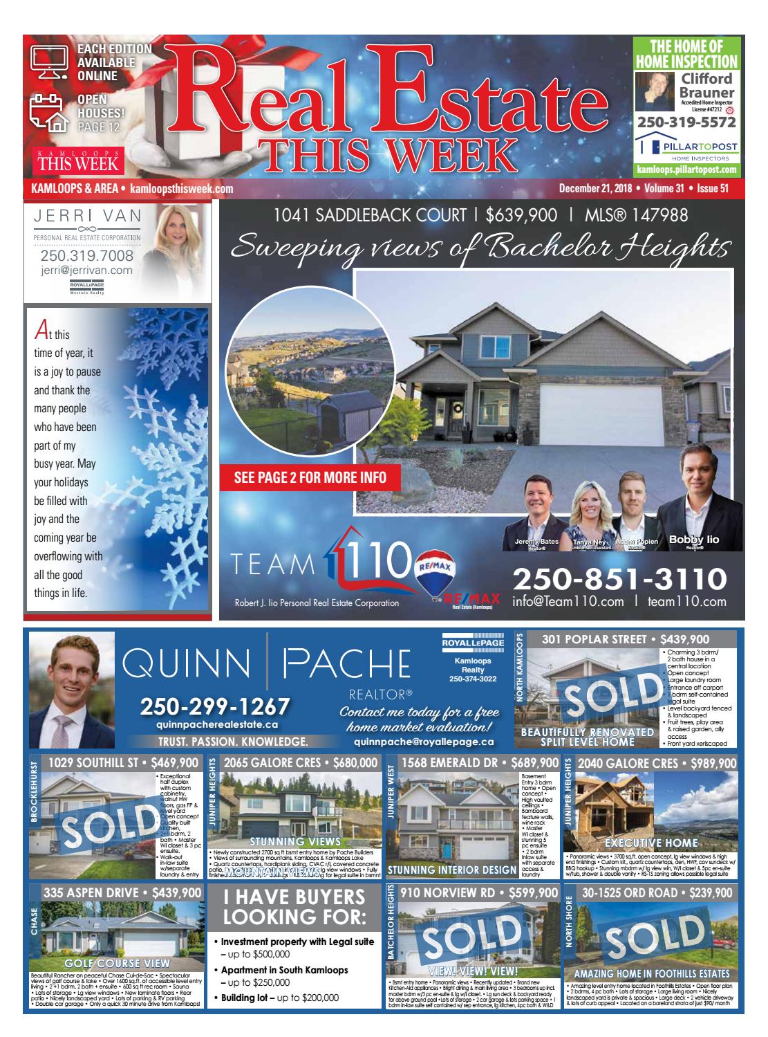 Kamloops Real Estate, December 21, 2018 by KamloopsThisWeek Issuu