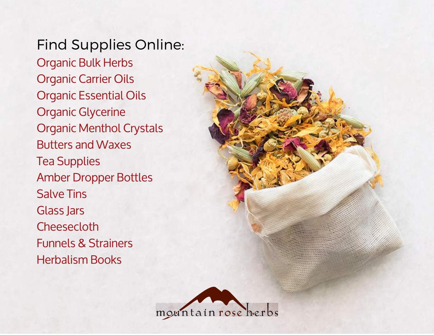 Guide To Herbal Preparations by Mountain Rose Herbs Issuu