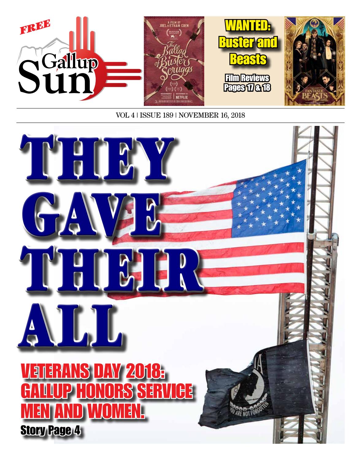 Gallup Sun • Friday November 16, 2018 by gallupsun Issuu