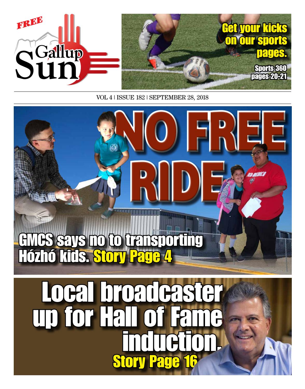 Gallup Sun • Friday September 28, 2018 by gallupsun Issuu