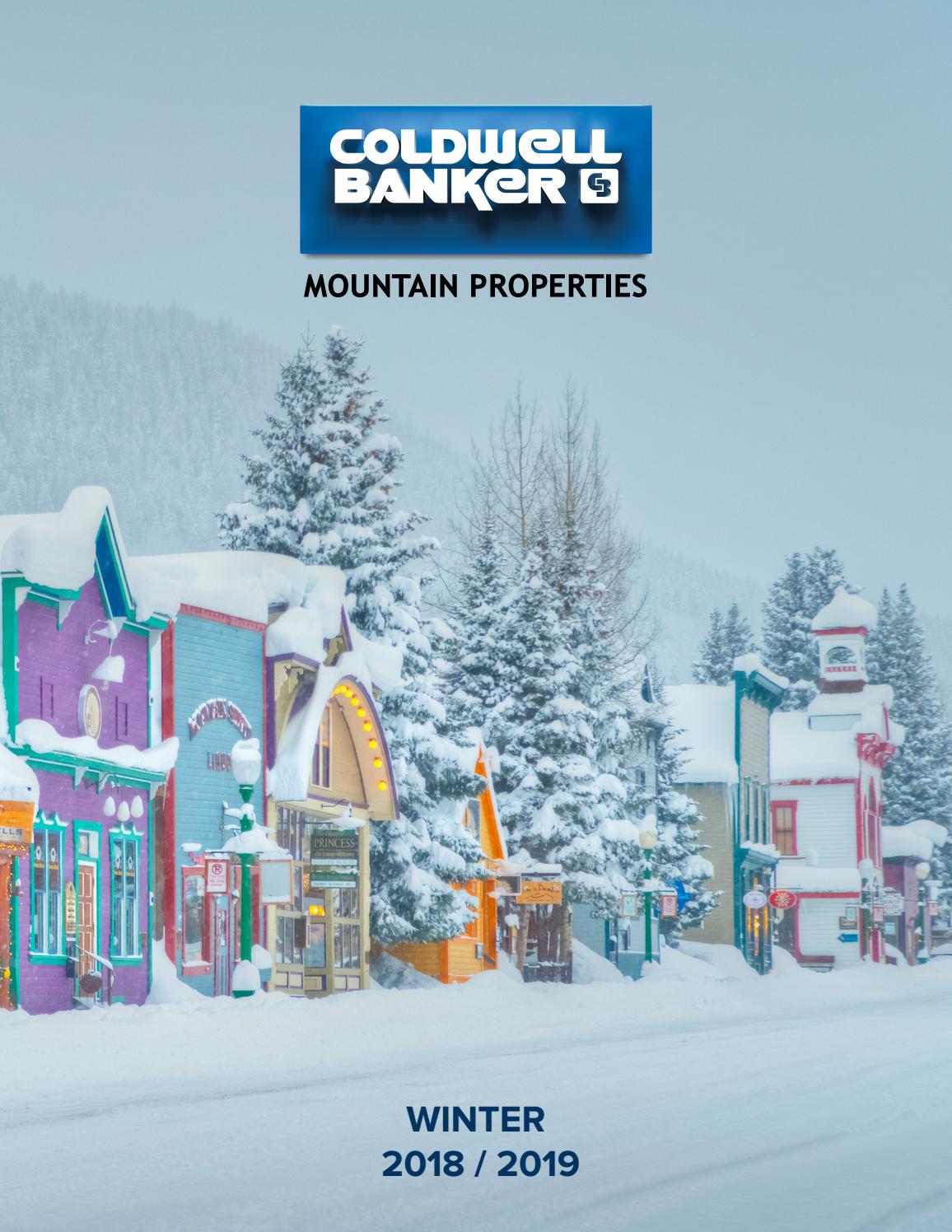 Coldwell Banker Mountain Properties Real Estate Guide Winter 2018/2019