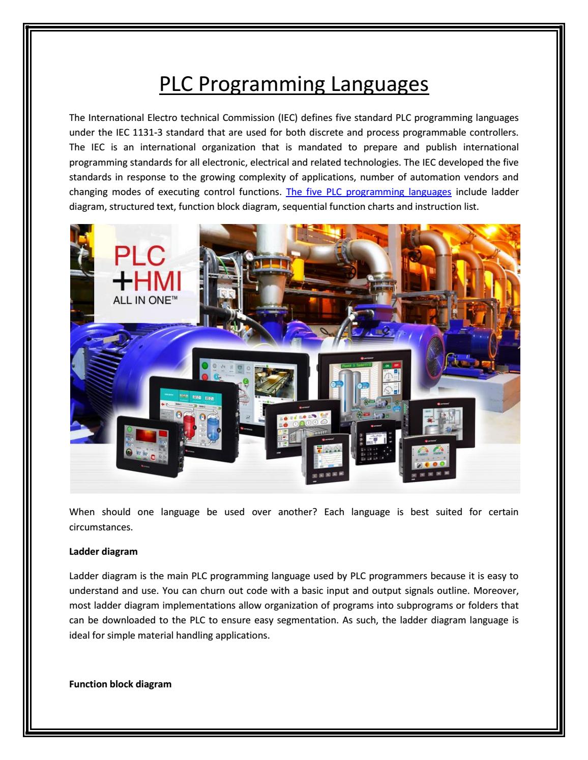 PLC Programming Languages by Kingstar - Issuu
