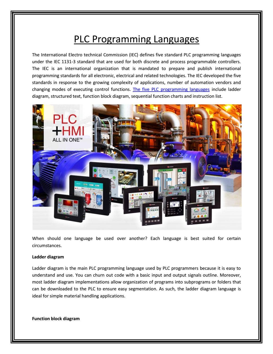 PLC Programming Languages by Kingstar - Issuu