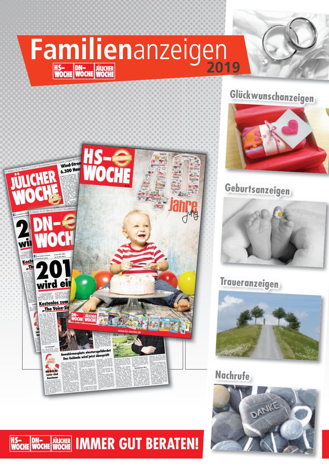 Familienanzeigen by W.V.G. Werbe & Verlagsgesellschaft mbH & Co. KG