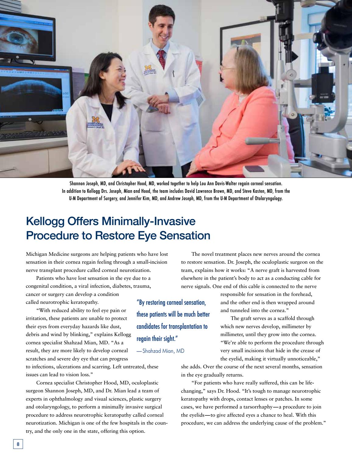 2018 UM Kellogg Eye Center Annual Report by UM Kellogg Eye Center Issuu