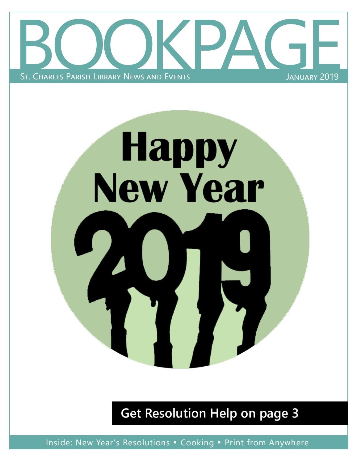January 2019 Newsletter by St. Charles Parish Library Issuu