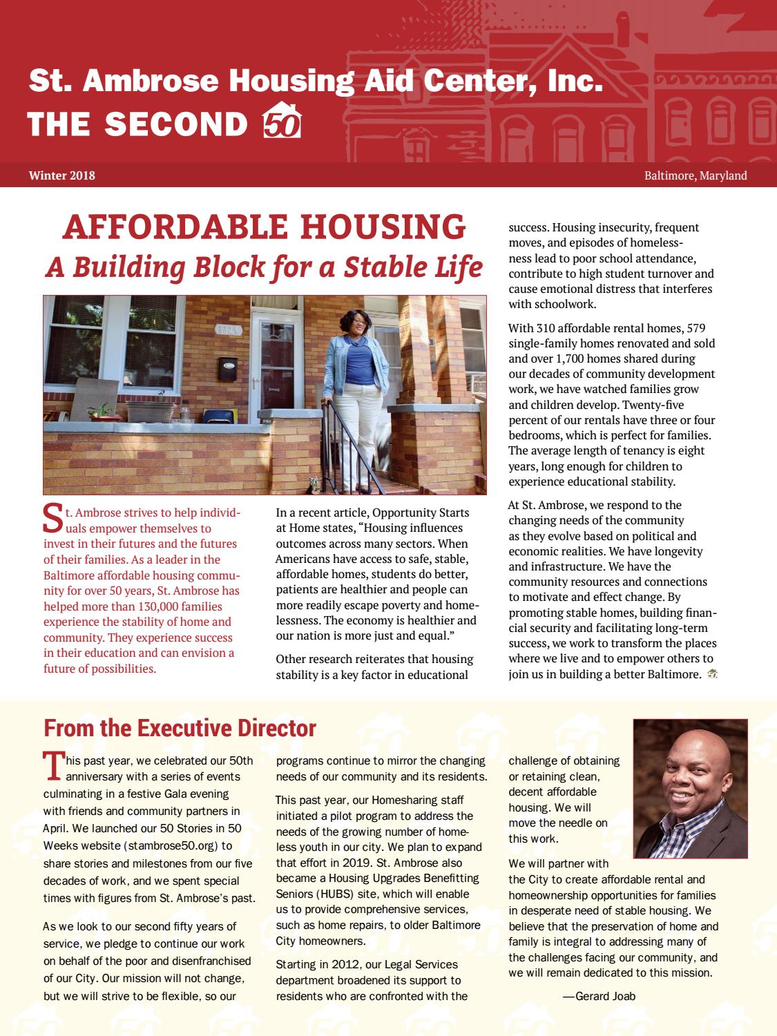 St. Ambrose Newsletter 2018 by Jennifer Dyer Issuu