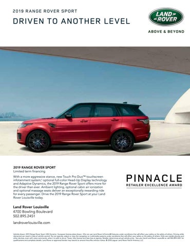Land Rover Louisville >> The Voice Of Louisville By Red Pin Media Issuu Land Rover Louisville >> The Voice Of Louisville By Red Pin Media Issuu