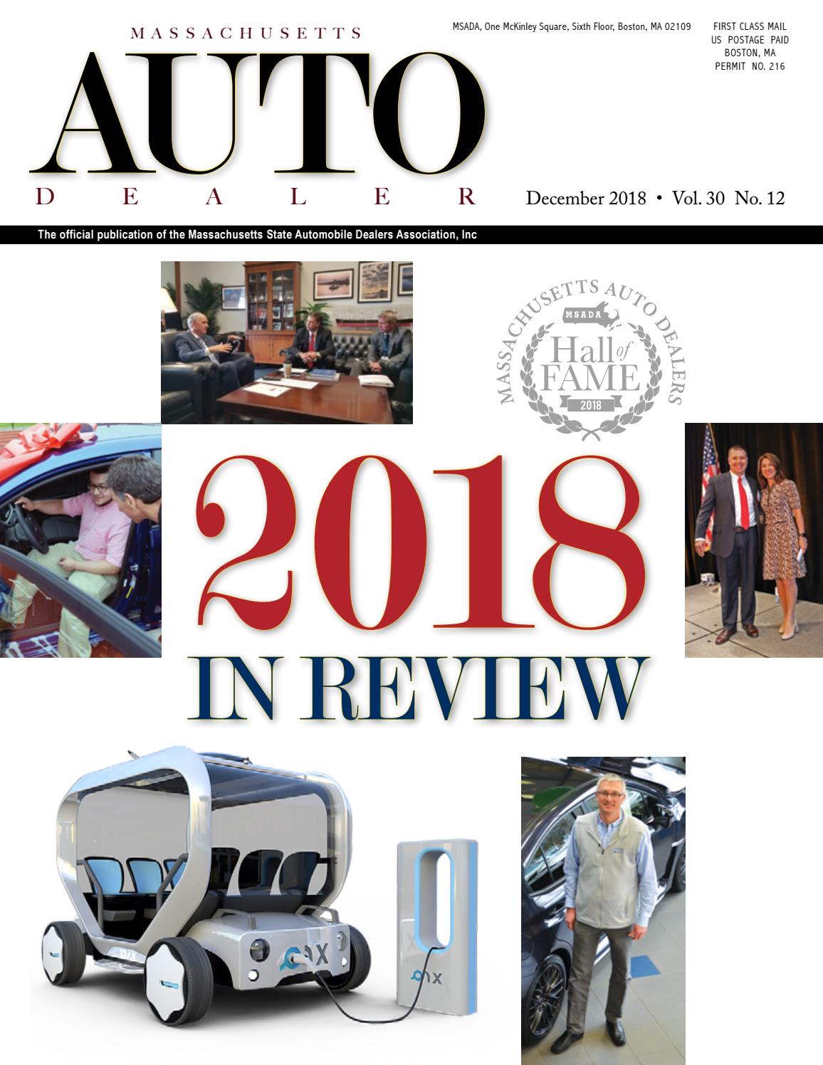 Machusetts Auto Dealer Magazine December 2018 By Machusetts Auto Dealer Magazine
