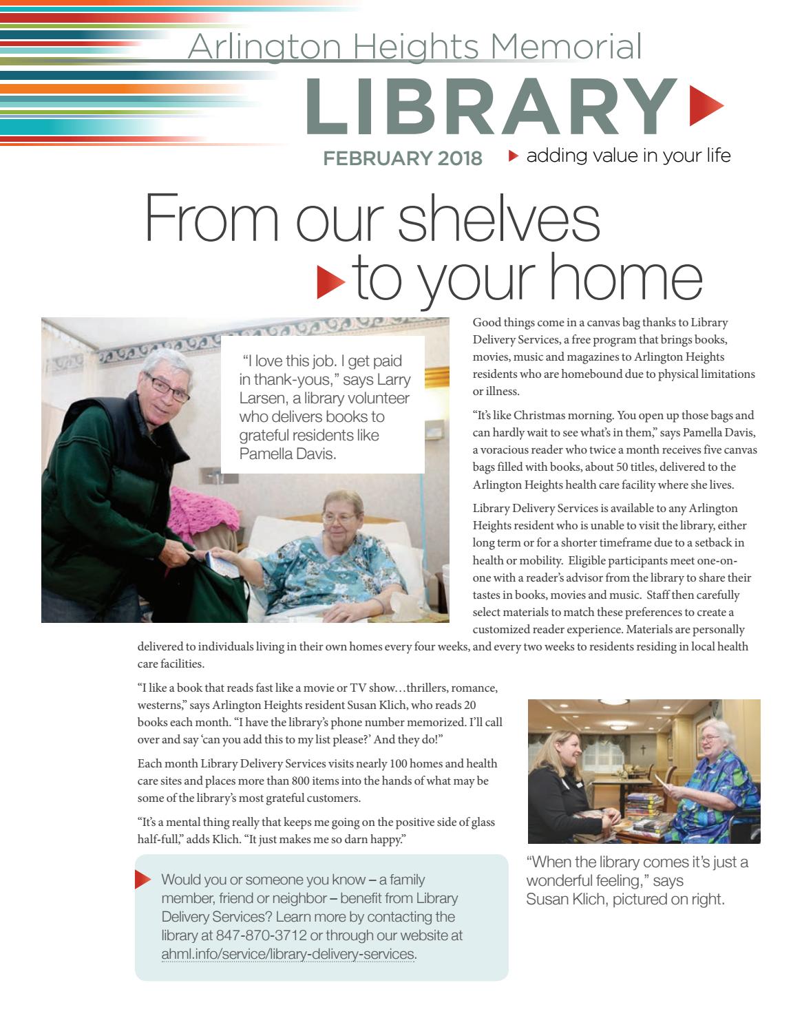 February 2018 by Arlington Heights Memorial Library Issuu