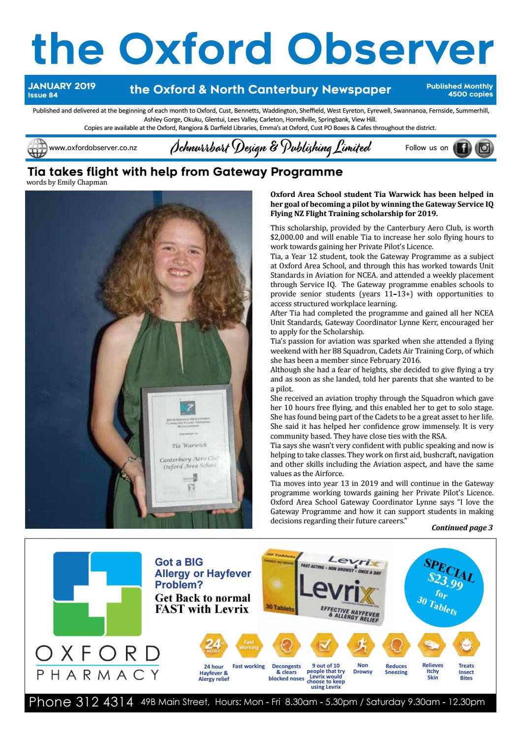 The Oxford Observer January 2019 By Oxfordobserver Issuu