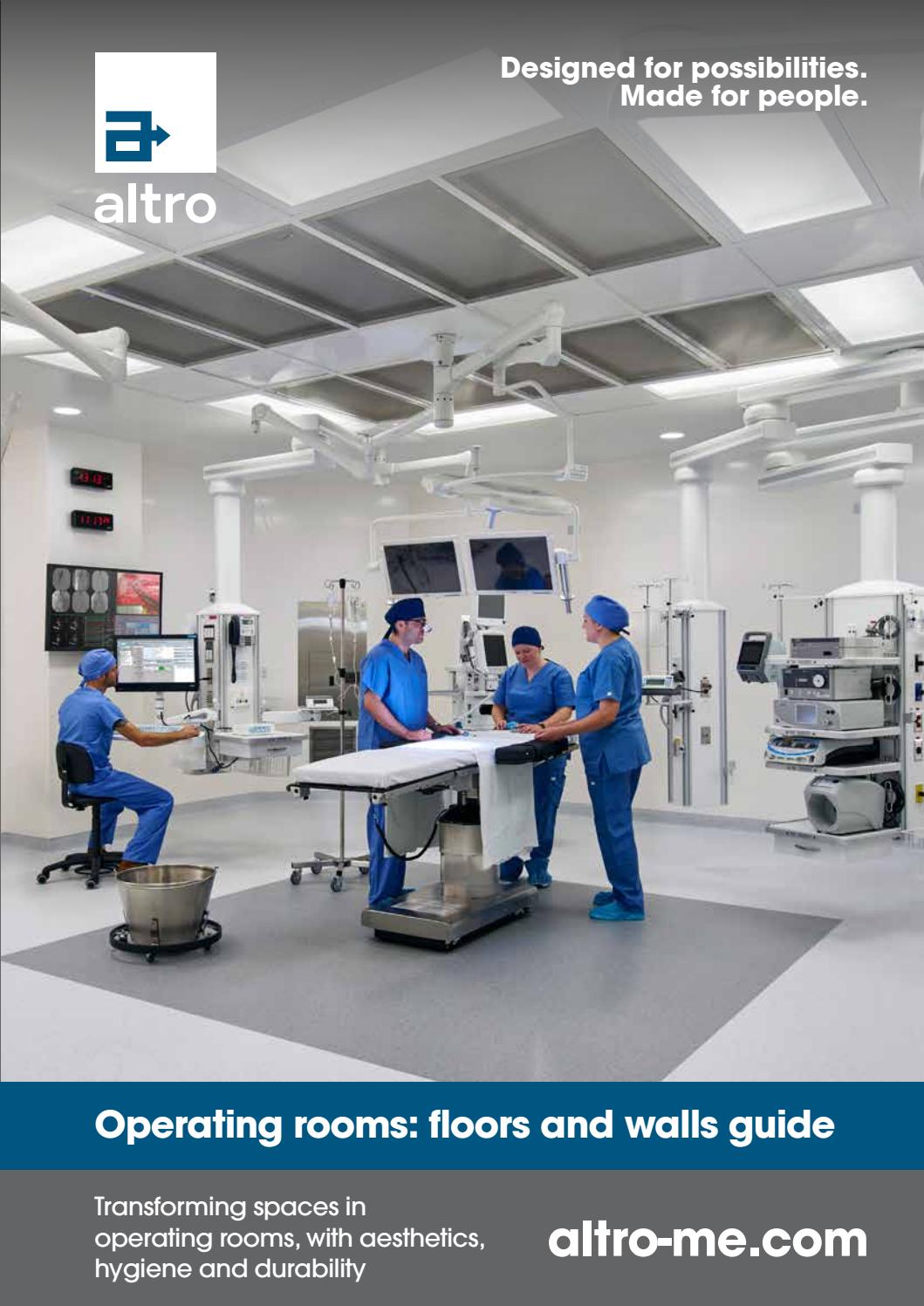 Operating Rooms Floors And Walls Guide By Altro Issuu Operating Rooms Floors And Walls