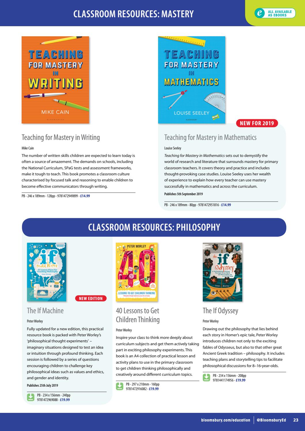 Bloomsbury Education Catalogue 2019 by Bloomsbury Publishing Issuu