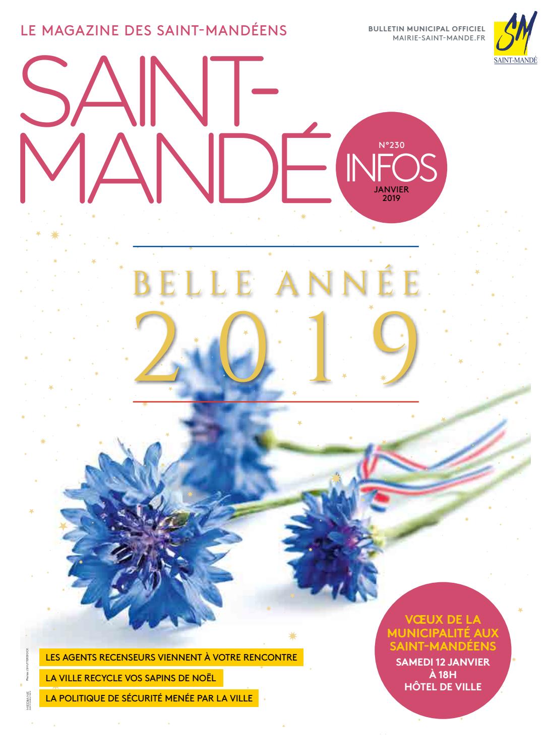 Saint Mande Infos N 230 Janv 19 By Mairie De Saint Mande Issuu