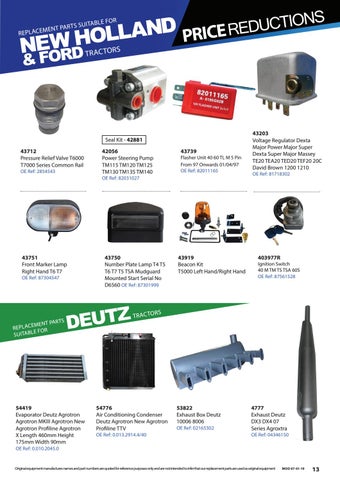 Quality Tractor Parts 灯饰目录 · QTP January Product News 2019 第 13 页