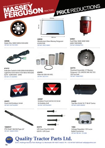 Quality Tractor Parts 灯饰目录 · QTP January Product News 2019 第 16 页